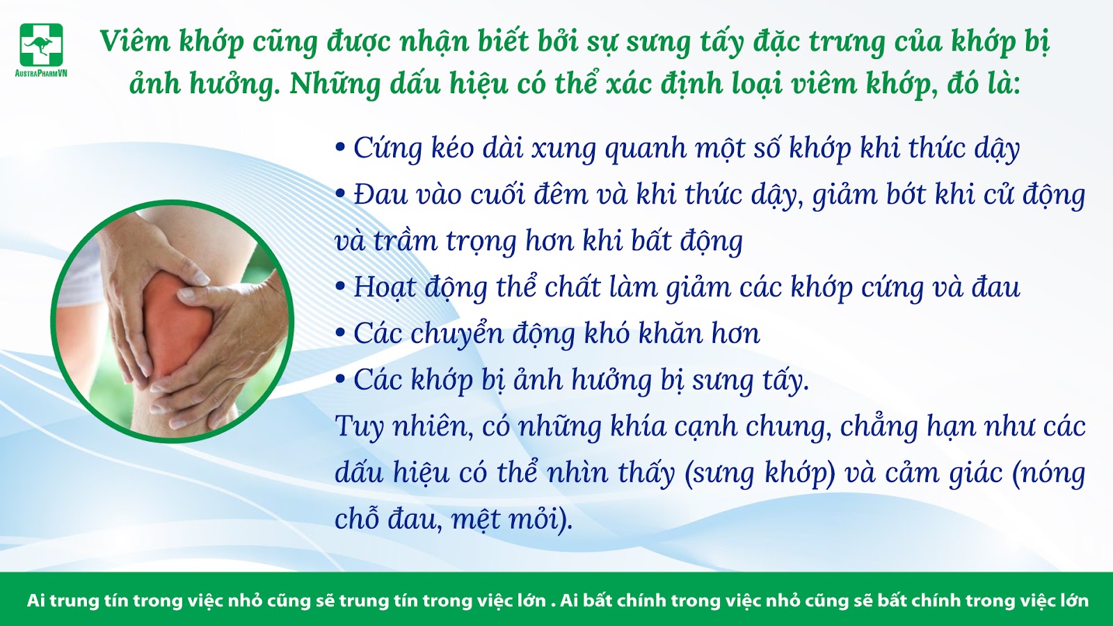 HIỂU BIẾT VỀ BỆNH VIÊM KHỚP: TRIỆU CHỨNG, NGUYÊN NHÂN VÀ ĐIỀU TRỊ