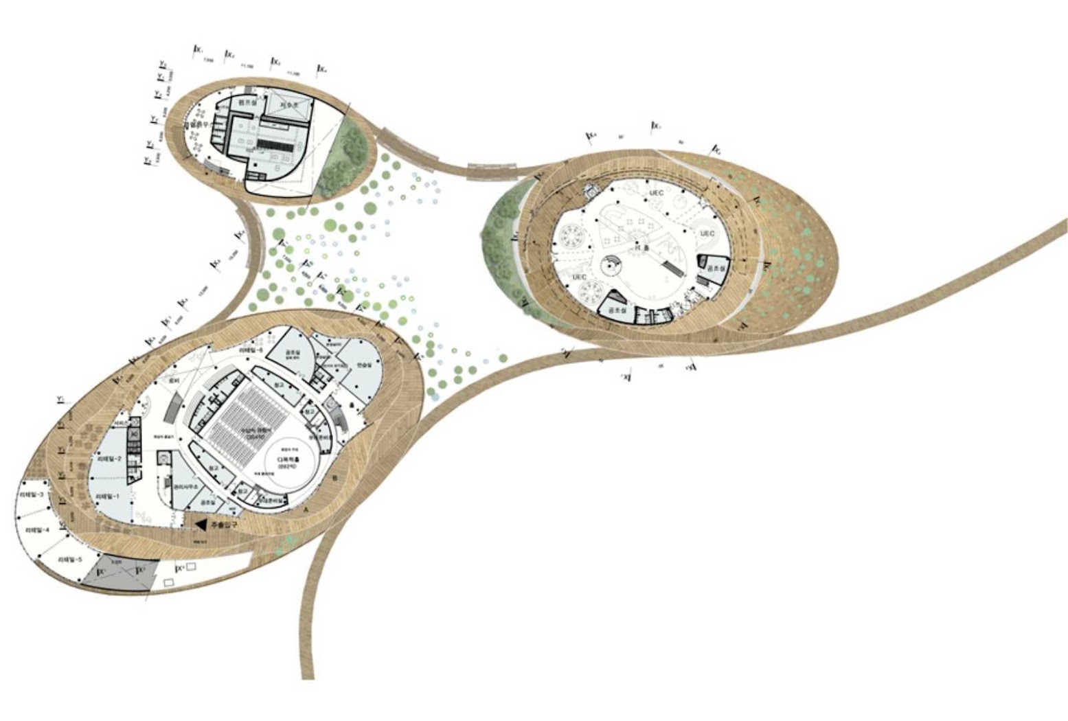 Seoul Floating Islands by H Architecture