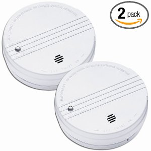  Kidde 0915D-018 Battery-Operated Basic Smoke Alarm with Low Battery Indicator, Twin Pack
