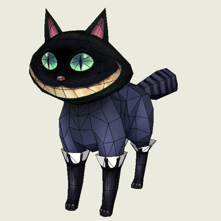 Flyff Papercraft Cheshire Cat