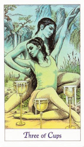 Emotive Moment 3 Of Cups In Cosmic Tarot