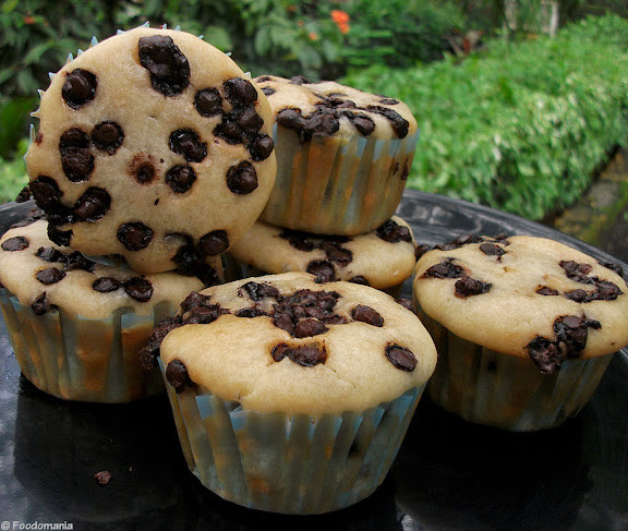 Vanilla Chocolate Chip Muffins Recipe
