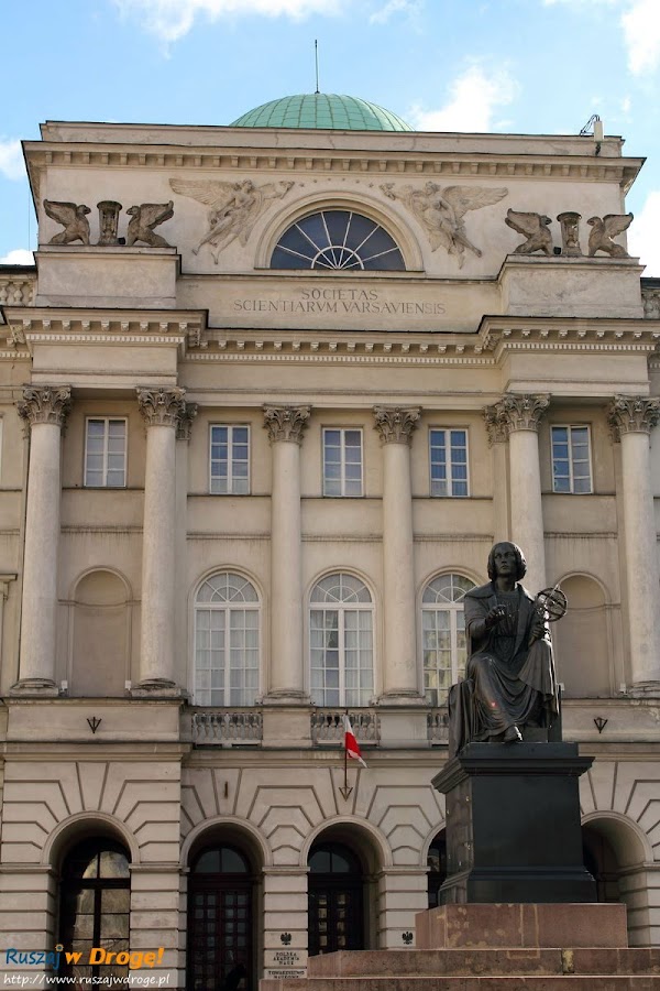 pomnik Mikołaja Kopernika w Warszawie