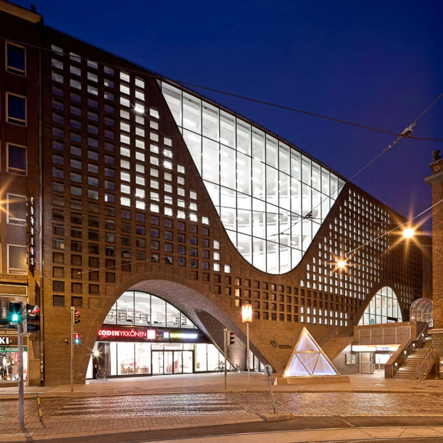 Helsinki University Main Library by Anttinen Oiva Architects