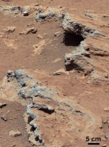 Pebbly Rocks Testify To Old Streambed On Mars