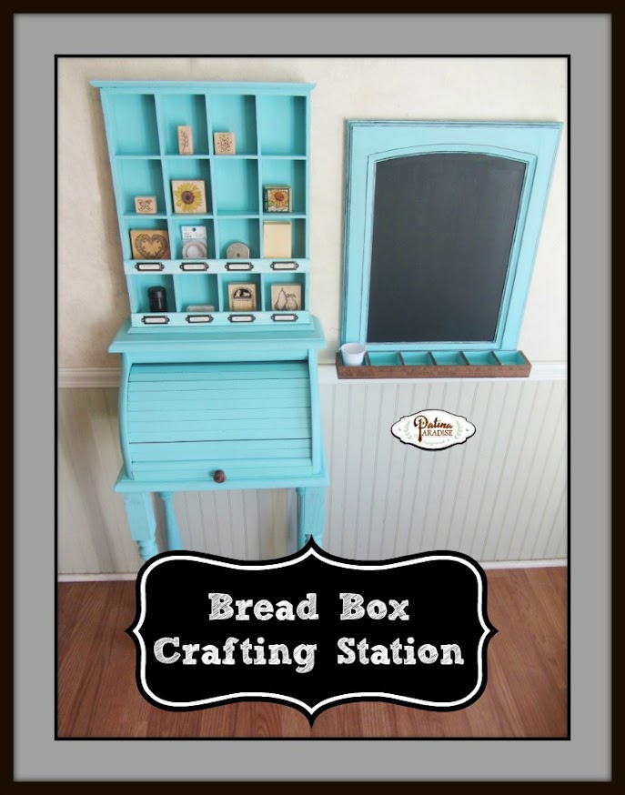 Bread Box Turned Craft Desk/Station