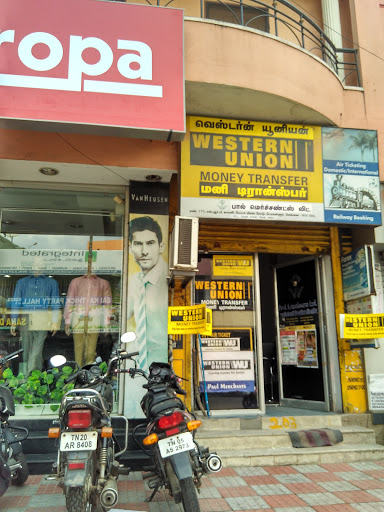 Western Union Money Transfer, No.170, SRP Colony, Paper Mills Road, Perambur, Chennai, Tamil Nadu 600082, India, Currency_Exchange_Service, state TN