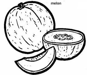 Melone, Malvorlagen