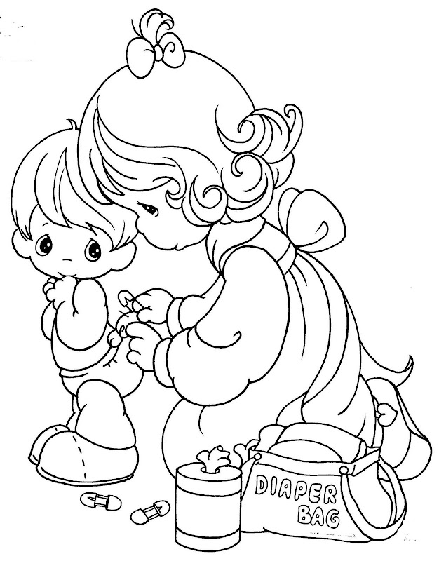 Download 275+ Baby Diaper S Coloring Pages PNG PDF File