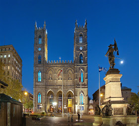 View of the Basilica at Montreal