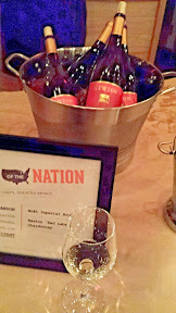 A taste of Taste of the Nation- a taste of Moet or Newton Red Label Chardonnay