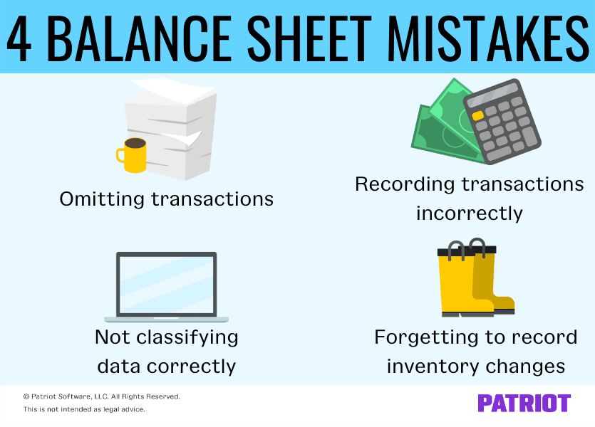 4 Balance Sheet Mistakes