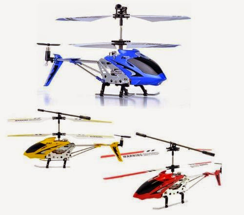 Syma S107/S107G R/C Helicopter *Blue Red yellow 3 set for 1 pack
