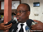 Kin Kiey Mulumba, député national élu de Masimanimba dans la province du Bandundu (Palais du Peuple/ Kinshasa, le 17/02/2012.)
