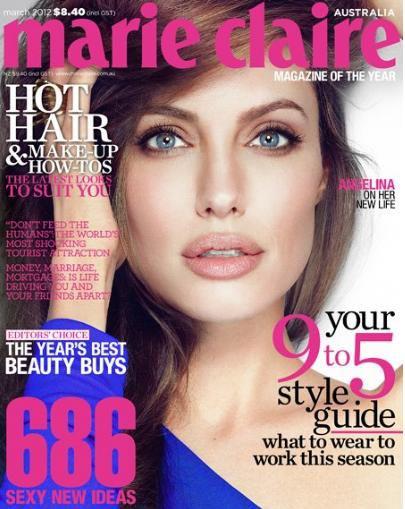 Marie Claire Australia, marzo 2012 - Angelina Jolie