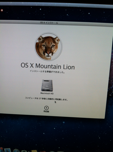 Mountain Lionゲット