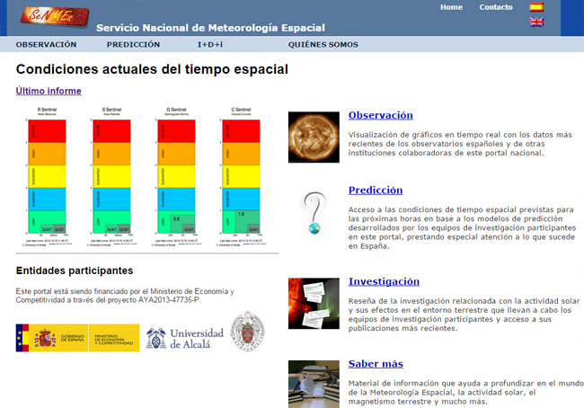 SeNMEs: llega el Servicio Nacional de Meteorología Espacial