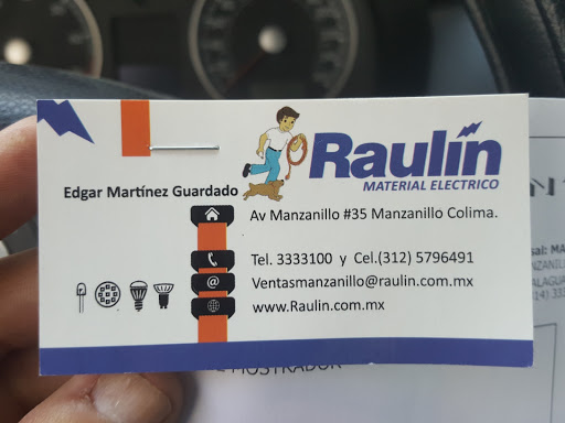 Material Eléctrico Raulin, Av Manzanillo 35, Área de Crecimiento, 28860 Manzanillo, Col., México, Tienda de electricidad | COL