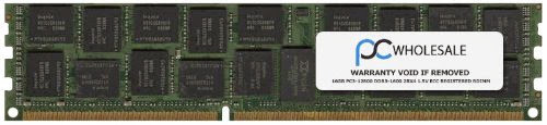  Dell 16GB PC3-12800 DDR3-1600 2Rx4 ECC Registered DIMM (Dell PN# A5940906)