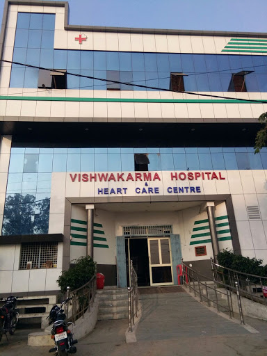 Vishwakarma Hospital and Heart Care Centre, byepass, distt., Sambhal- Chandausi Rd, Uttar Pradesh 244412, India, Hospital, state UP