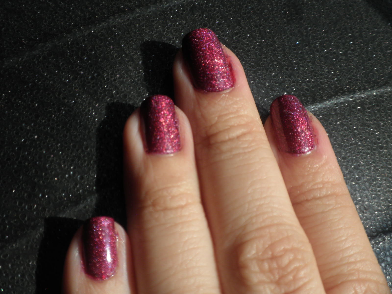 Just for fun: Post a pic of your current manicure/nail color ;) :  wedding nails mani just for fun 020 