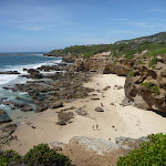 The view from Caves Beach Lookout (387464)