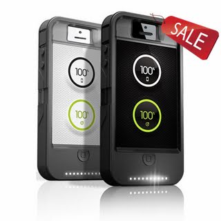 OtterBox 77-25819 Defender ION Series Hybrid Battery Case for iPhone 4/4S - 1 Pack - Retail Packaging - Graphite