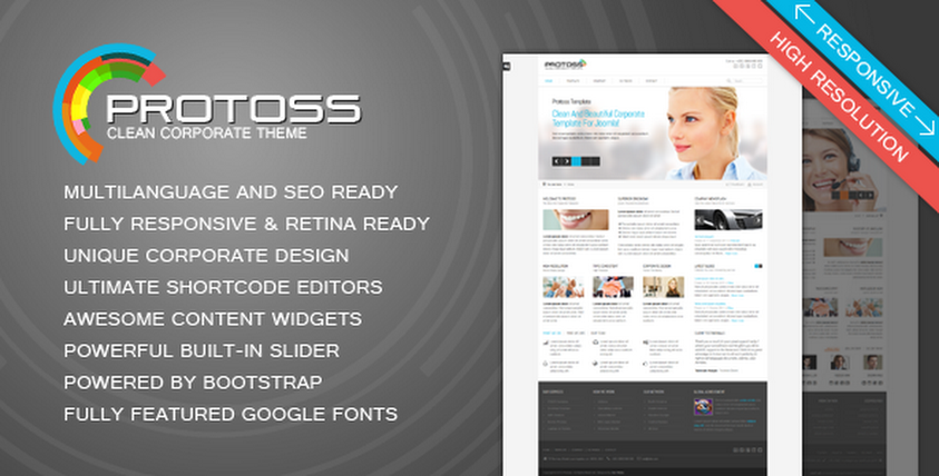 Protoss Clean Corporate Theme For WordPress Protoss Clean Corporate Theme For WordPress