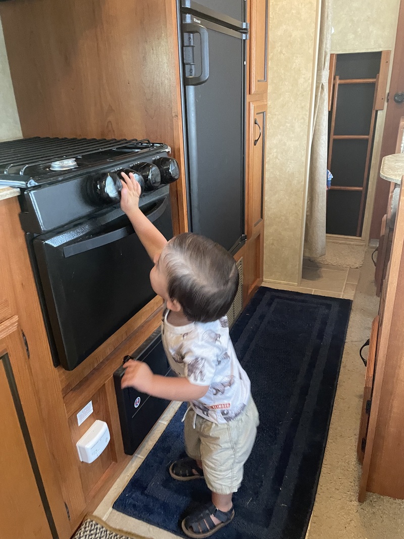 Stoves And Ovens - how to toddler-proof your RV