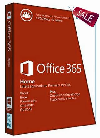 Office 365 Home 1yr Subscription Key Card