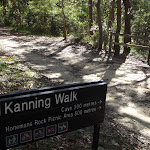 Sign at the intersection of of Kanning and Yanina walks (233694)