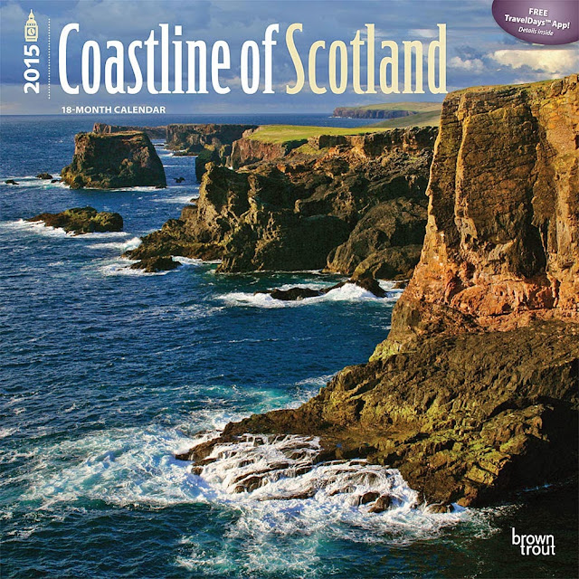 Coastline of Scotland 2015 Wall Calendar