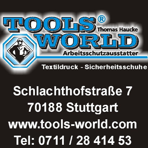 Tools World original Workwear & Textildruck logo