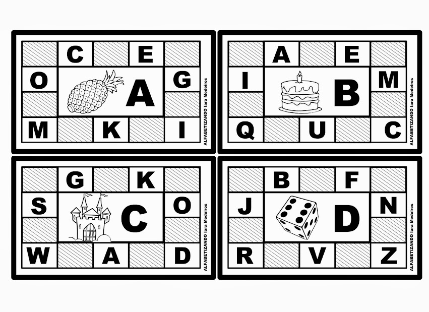 Alfabetizando - Iara Medeiros: Trabalhando com o alfabeto