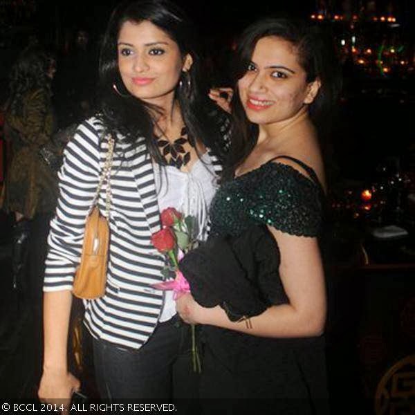 Guests during a Valentine's Day party, hosted by Roop and Bela Madan, held in the city.