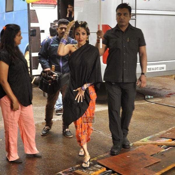 Malaika Arora Khan snapped at Mehboob Studios in Mumbai, on July 10, 2014.(Pic: Viral Bhayani)