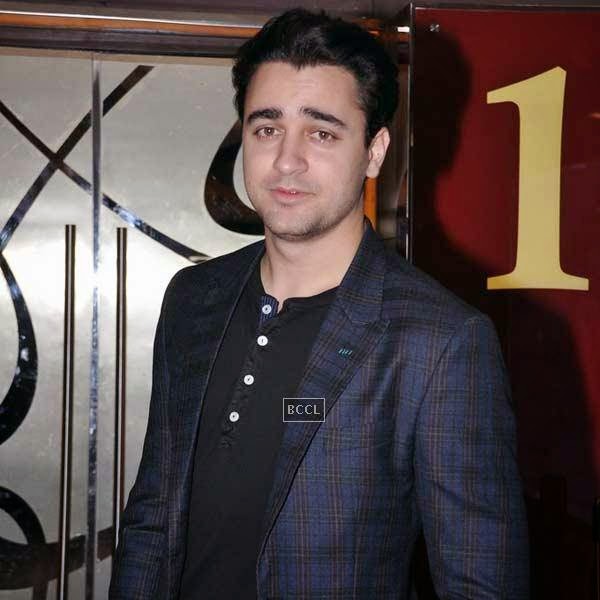 Imran Khan arrives for the premiere of Bollywood movie Pizza, held at PVR in Mumbai, on July 17, 2014.(Pic: Viral Bhayani)