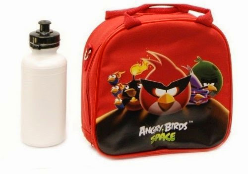  Angry Birds Insulated Lunch Bag  &  Water Bottle w/ Strap