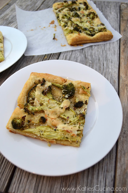 Broccoli and Pecorino Tart