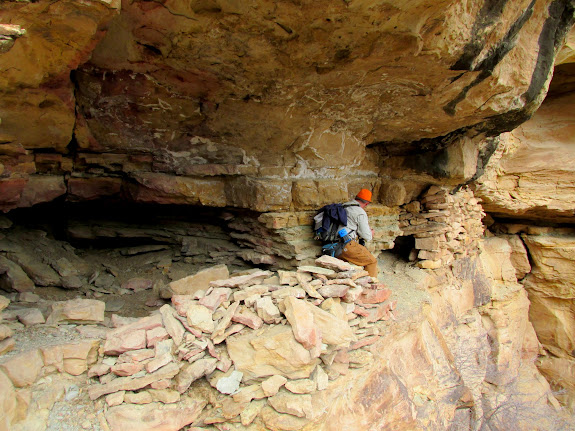 Alan checking out some ruins