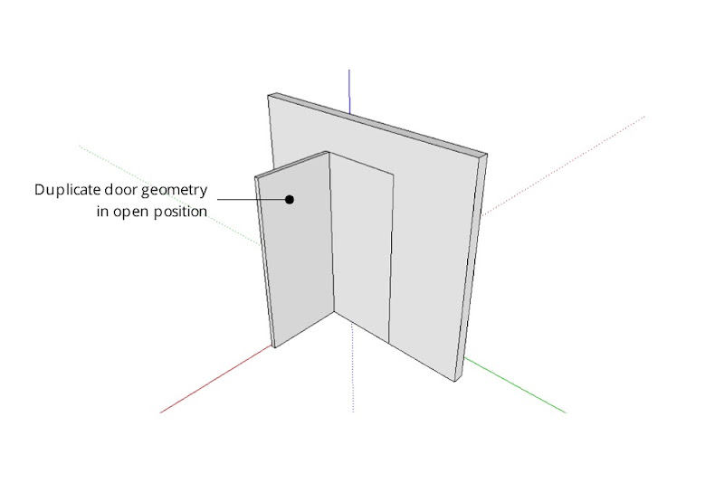 Portas no SketchUp