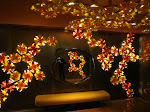 Neat decor in the area before the elevators Neat decor in the area before the elevators