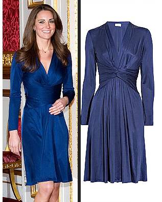 Kate Middleton Blue Issa Dress