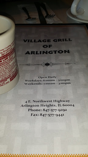 Breakfast Restaurant «Village of Grill Arlington Heights Breakfast and Lunch Restaurant», reviews and photos, 4 Northwest Hwy, Arlington Heights, IL 60004, USA