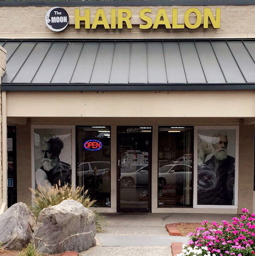 The Moon Hair Salon And Barbershop حلاق عربي logo