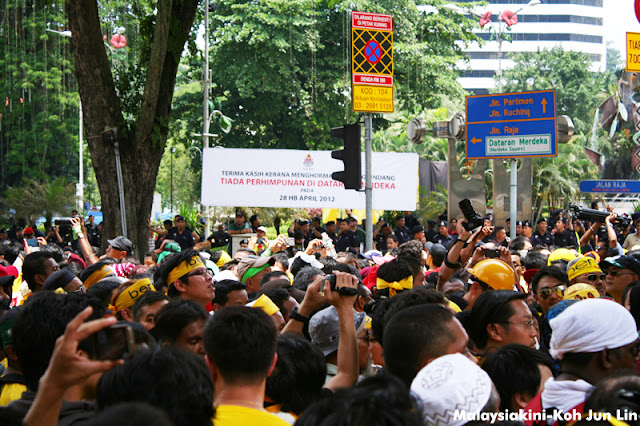 Merdeka dataran perhimpunan di Perhimpunan di