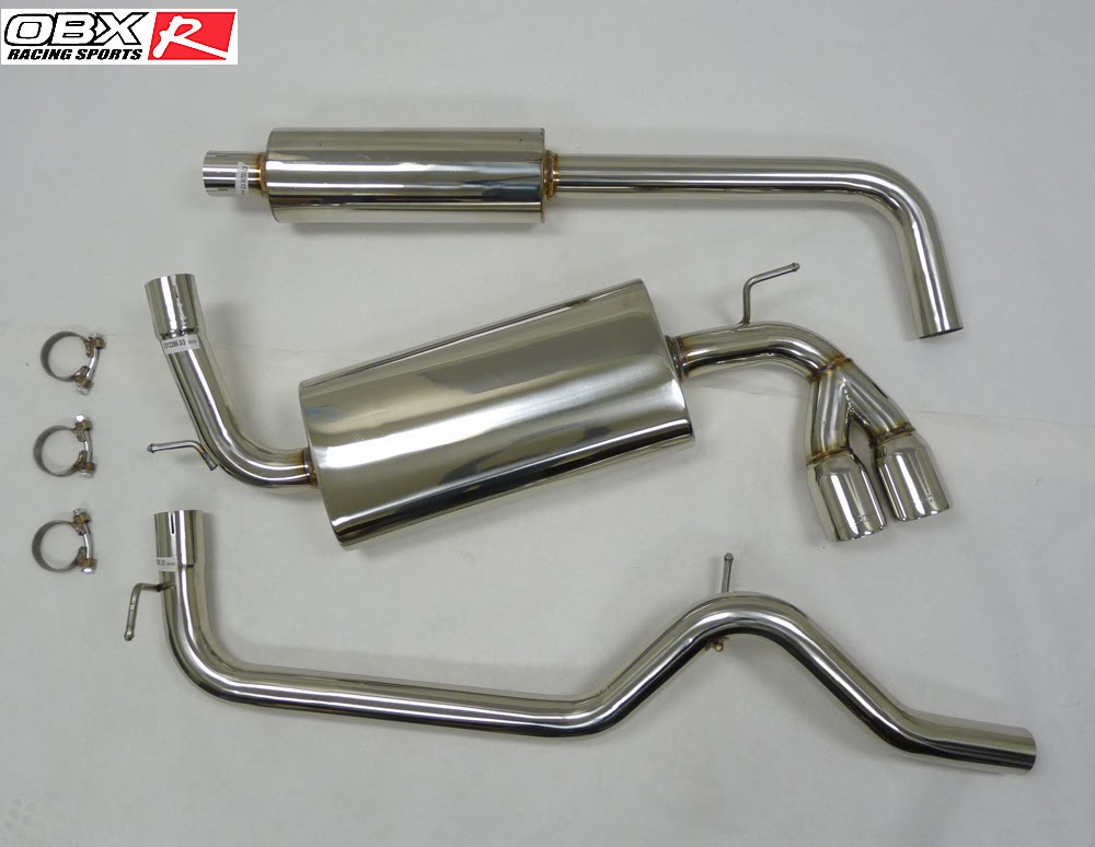 OBX Stainless Exhaust Catback Cat Back for 2013 Ford Focus 2 0L Hatchback 4DRS