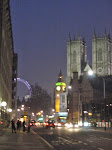 Amazing view of Westminster Abbey, Parliament and the Eye