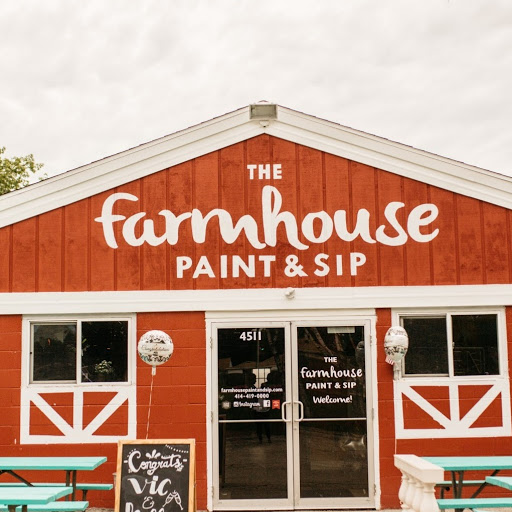 The Farmhouse Paint Bar & Banquet Hall logo