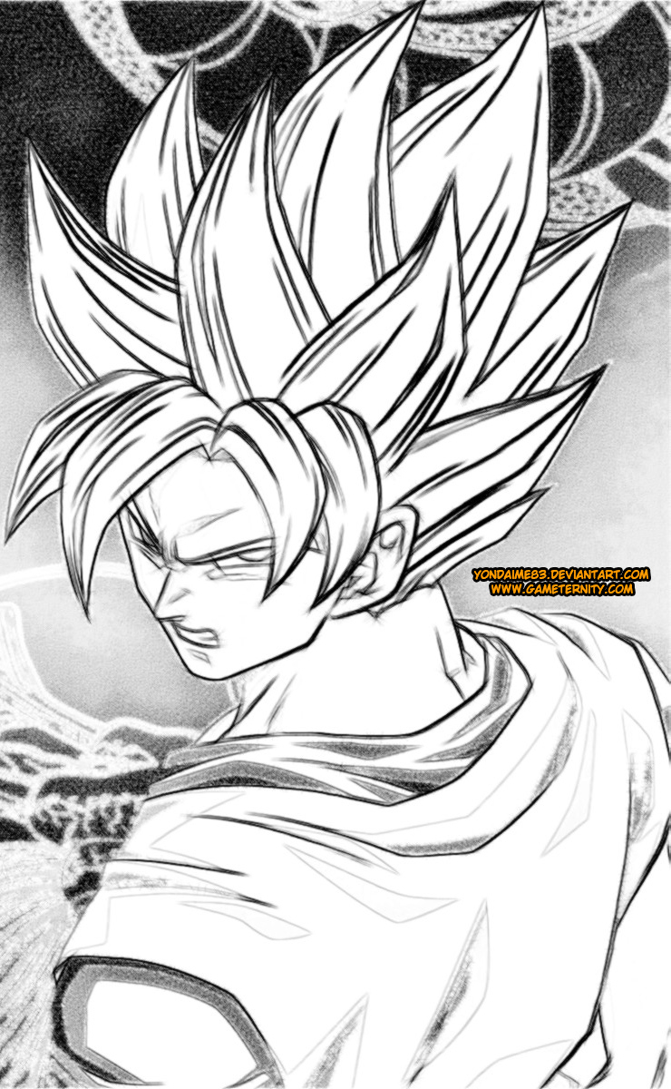 Imagenesde99 Las Mejores Imagenes De Goku Para Dibujar